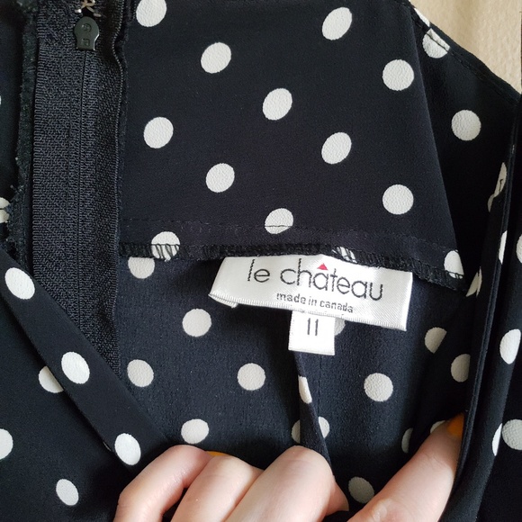 VINTAGE POLKA DOT MIDI DRESS - Picture 5 of 5